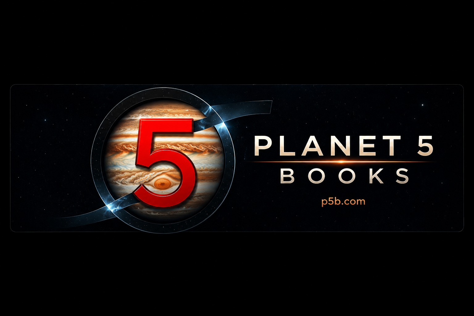 Planet 5 Books P5B.com logo banner